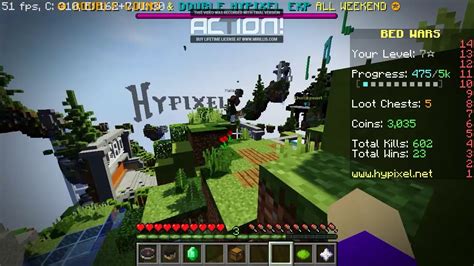 Minecraft L Lobby Hypixel Bedwars Parkour Youtube