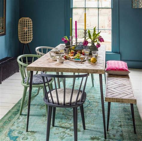 Graham And Green Dining Table With Bench Dining Room Paint Scandi