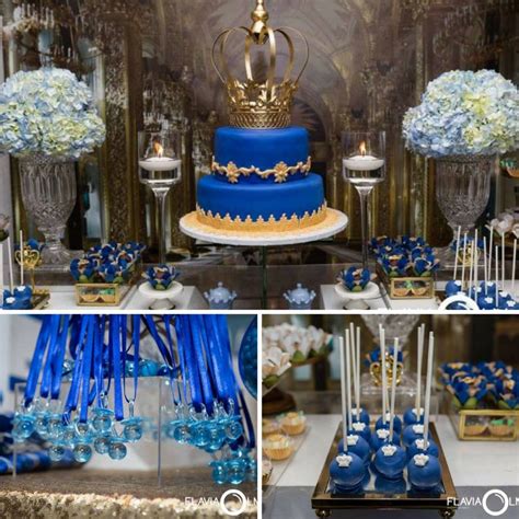 Royal Blue And Gold Prince Shower Baby Shower Ideas Themes Games