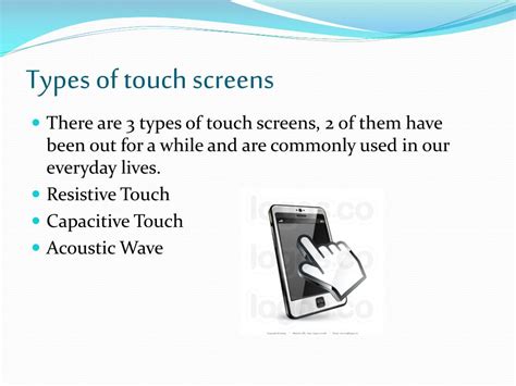 Ppt How A Touch Screen Works Powerpoint Presentation Free Download