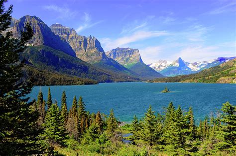 St Mary Lake Glacier National Park Photograph By Dennis Macdonald