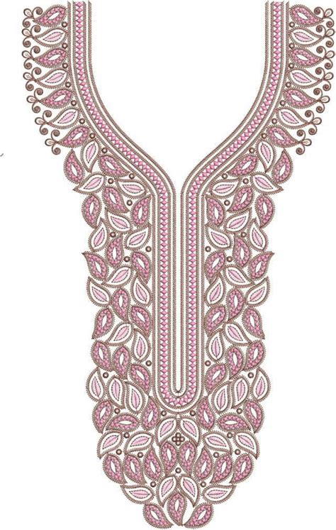 Awesome Neck Embroidery Design