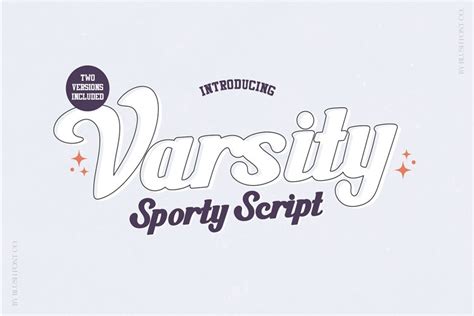 Varsity Fonts Sports Fonts On Font Bundles