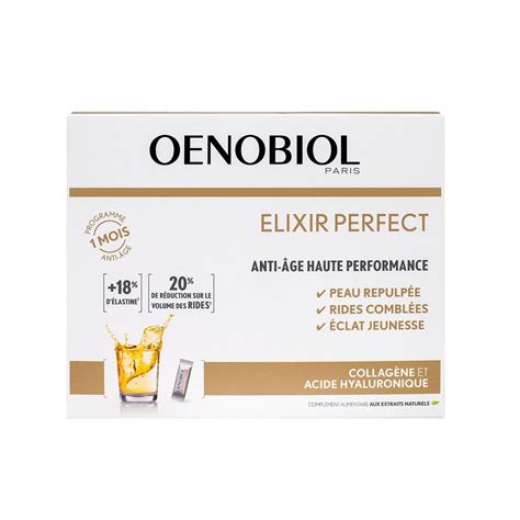 Oenobiol Elixir Perfect Programme Anti Age Haute Performance 30 Sticks