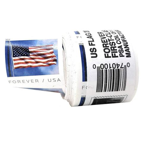 Us Flag 1 Roll Of 100 Usps Forever First Class Postage Stamps
