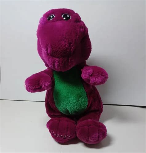 Vintage Barney Plush 13 1992 Stuffed Animal Purple Dinosaur Toy Lyons
