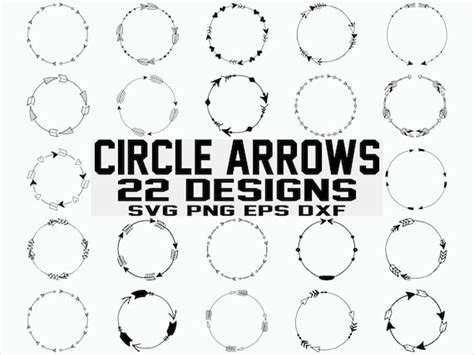 27 Arrow Circle Monogram Svg Free Background Free Svg Files