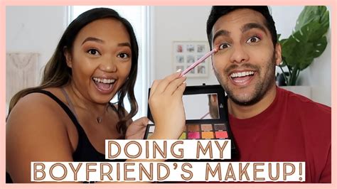 Doing My Boyfriends Makeup Youtube