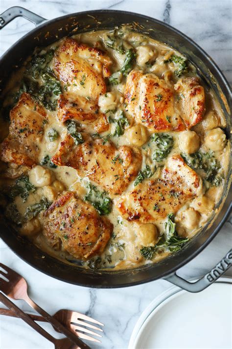 Creamy Chicken And Gnocchi Damn Delicious