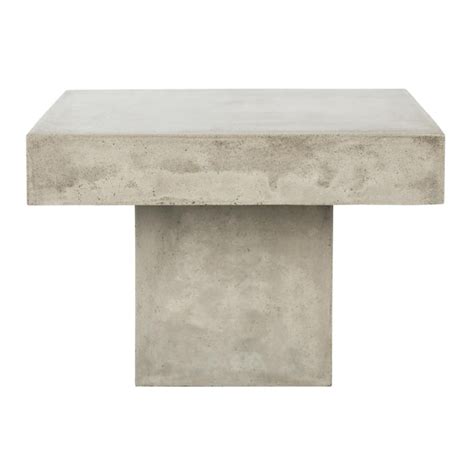 Safavieh Tallen Square Outdoor Coffee Table 236 In W X 236 In L At