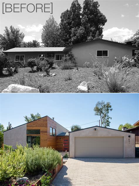 Before After Sierra Madre Modern Ranch Myd Architecture Design