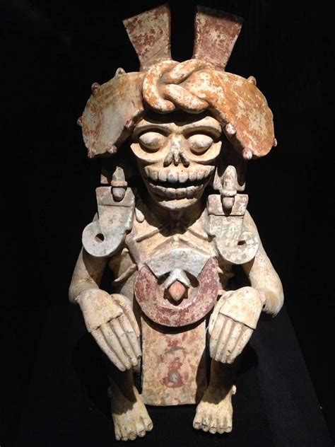 Mictlantecuhtli El Dios Azteca De La Muerte Mayan Art Aztec Art