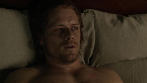 Auscaps Sam Heughan Shirtless In Outlander Monsters And Heroes