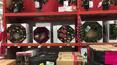 Otherwise, you can definitely find a good selection of natural christmas decorations. Christmas Decorations at Home Depot 2017 - YouTube
