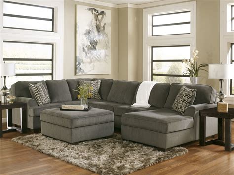 Loric Smoke Laf Sofa Armless Loveseat Raf Corner Chaise Sectional