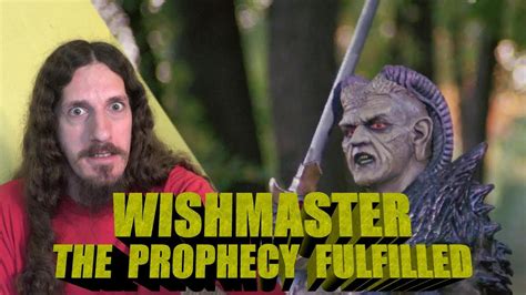 wishmaster the prophecy fulfilled review youtube