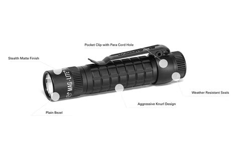 Maglite Sg2lra6 Mag Tac 320 Lm Black Tactical Led Flashlight