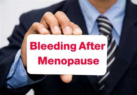 Bleeding After Menopause Information Women Need To Know