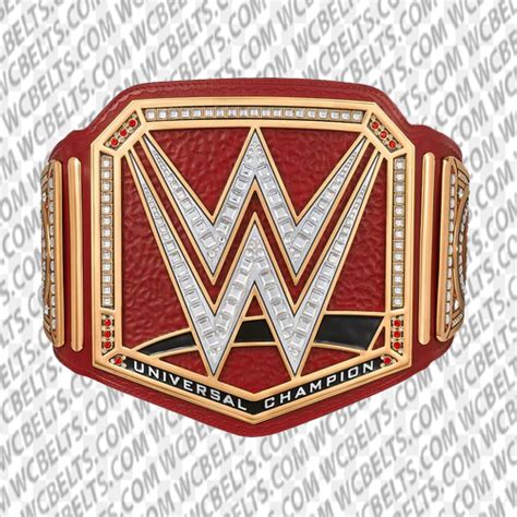 Deluxe Wwe Universal Wrestling Championship Replica Title Belt Wc Belts