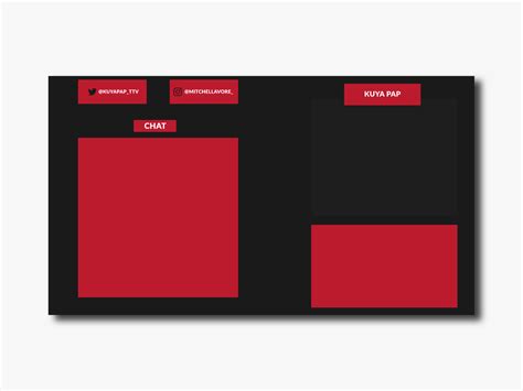 Twitch Just Chatting Overlay By Richard Estes On Dribbble