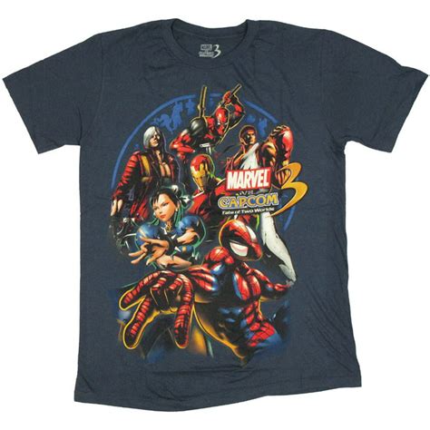 Marvel Vs Capcom Marvel Vs Capcom 3 T Shirt Sheer