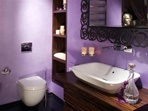 Deep Purple Bathroom Accessories Home Design Ideas