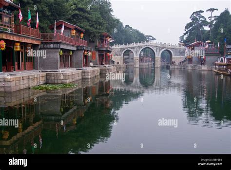 Suzhou Street Summer Palace Beijing China Stock Photo Alamy