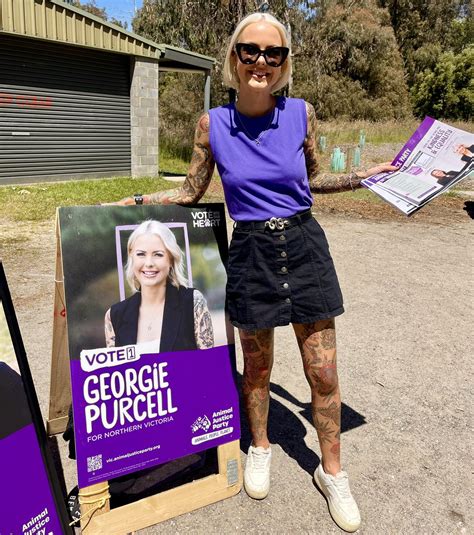 Georgie Purcell Animal Justice Party Candidate For Northern Victoria
