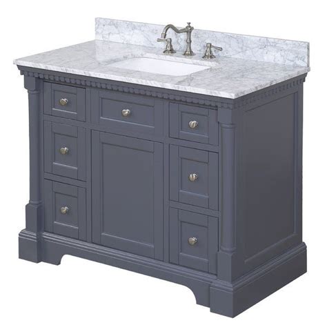 This 42 single vanity is a perfect pick for your powder room or small bathroom renovation. You'll love the Sydney 42" Single Bathroom Vanity Set at Wayfair - Great Deals on all Home Impro ...