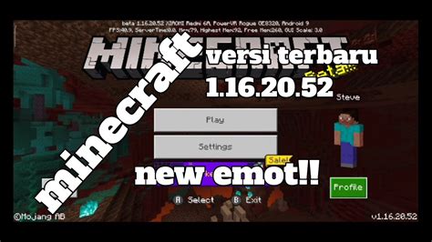 Minecraft Versi Terbaru 1162052 Dan Cara Login Ke Akun Xbox Youtube