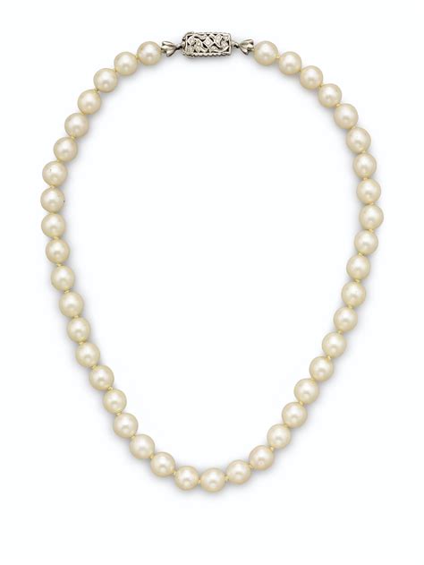 Cultured Pearl And Diamond Necklace Christies