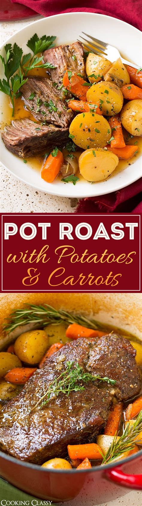 The most important thing is to start with the right cut of meat. Pot Roast with Potatoes and Carrots - this is any easy one ...