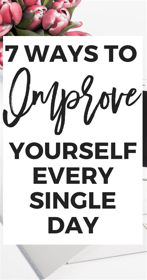 How to Improve Yourself Every Day | Improve yourself, How to better yourself, Self improvement