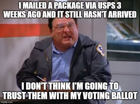 Image Tagged In Newman Angry Mailman Imgflip