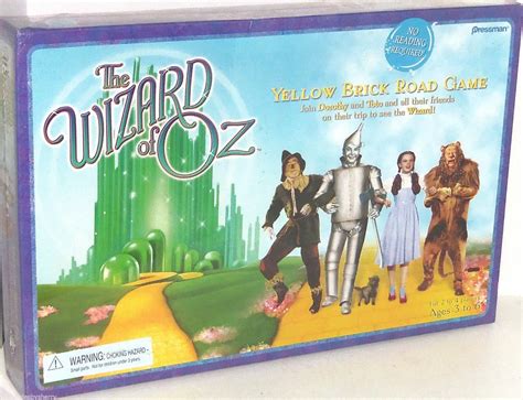 Wizard Of Oz Board Game The Yellow Brick Road New Sealed Box 2001 Sold