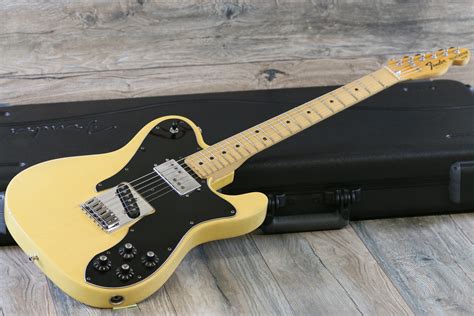rare and vintage 1977 fender telecaster custom blonde ohsc lovies guitars