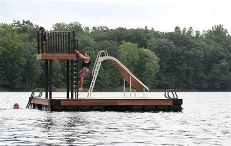 Wahoo Docks Swim Platform With Fixed And Retractable Ladder And Steps