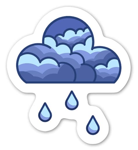 Buy Cloud Die Cut Stickers Stickerapp