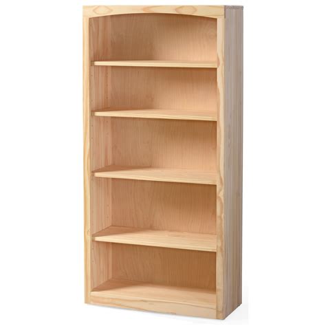 Pine Bookcases Solid Pine Bookcase With 4 Open Shelves Sadlers Home