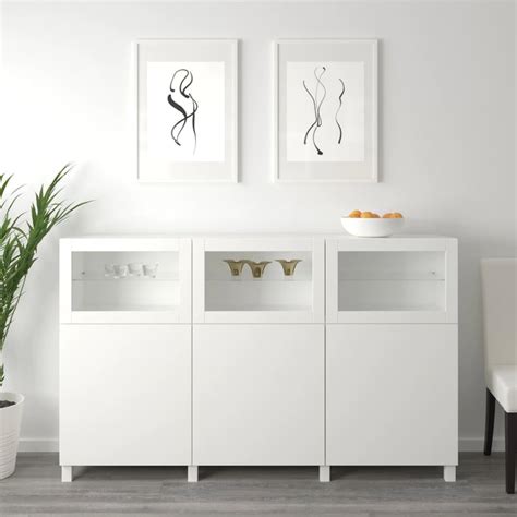Bestå Storage Combination With Doors Best Ikea Living Room Furniture