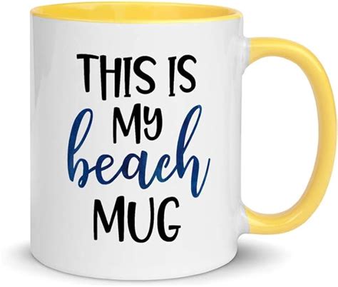 This Is My Beach Mug Cute Beach Vacation Color Coffee