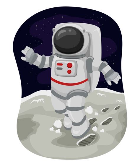 Download High Quality Astronaut Clipart Moon Transparent Png Images