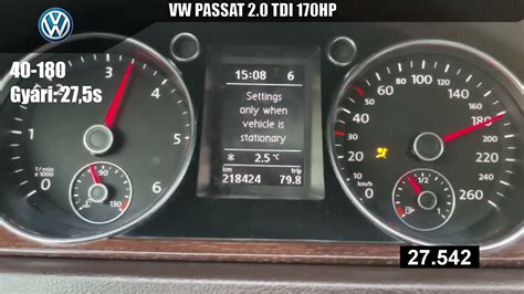 VW PASSAT 2 0 TDI 170HP OPTIMALIZÁLÁS 210HP MTChip YouTube
