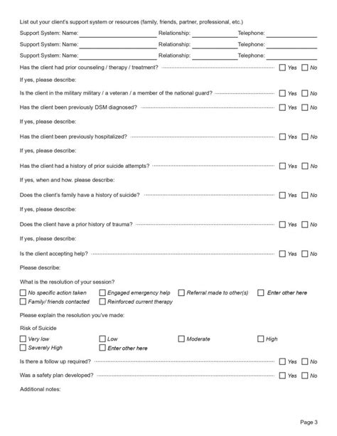 Suicide Prevention Worksheet Bundle Pdf Templates Therapybypro