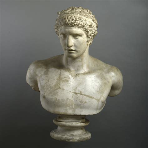 A Large Plaster Cast Bust Of Hermes By D Brucciani And Co