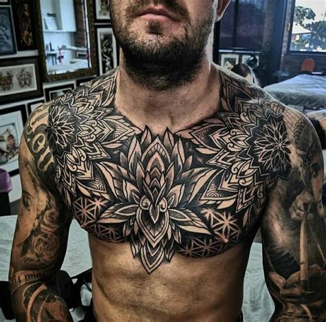 Best Mandala Tattoos Ideas For Both Men And Women Chest Piece
