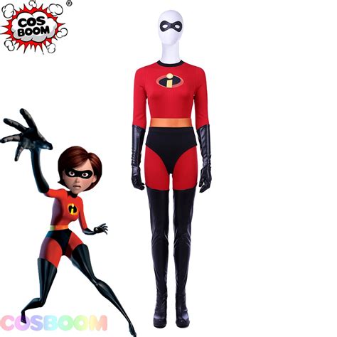 Cosboom The Incredibles 2 Costume Adult Womens Superhero Mrs