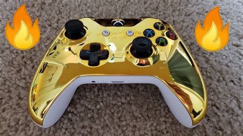 Gold Xbox 360 Controller