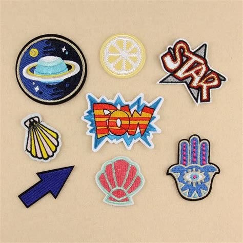 U Pick Embroidered Cloth Stickers Wholesale Letters Clothing Patches