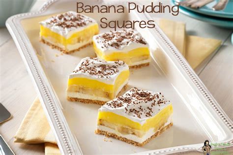 21 cute easter desserts for kids. Banana Pudding Squares | Recipe | Banana pudding, Desserts ...